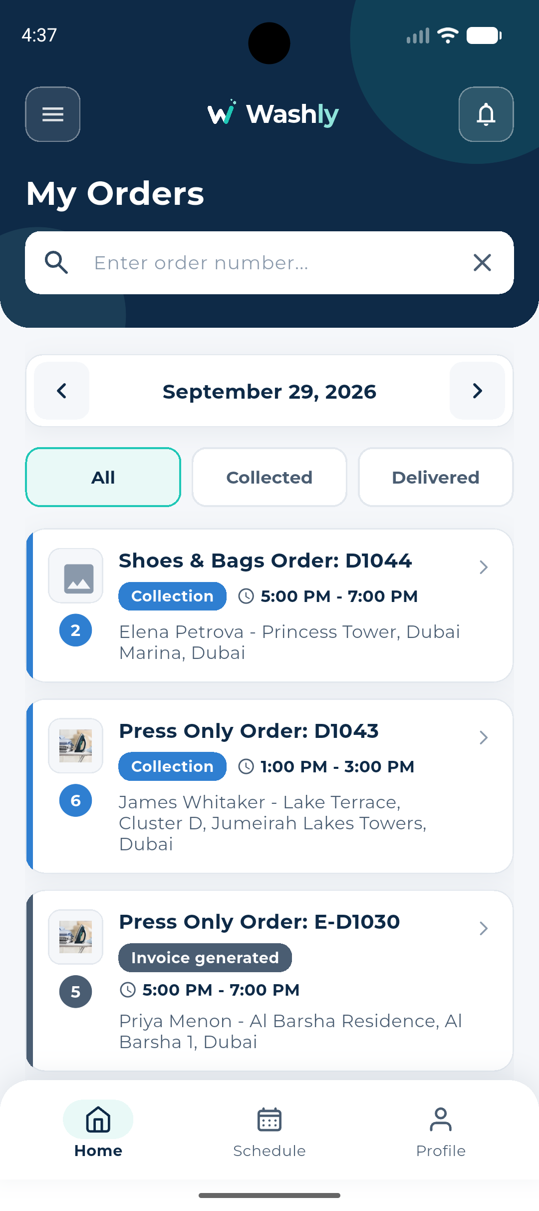 Daily job list