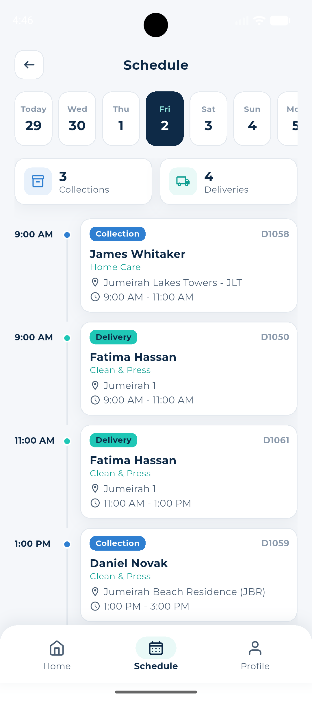 Driver app